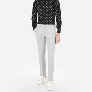 Express Slim Light Grey Dress Pants (W32 L34)